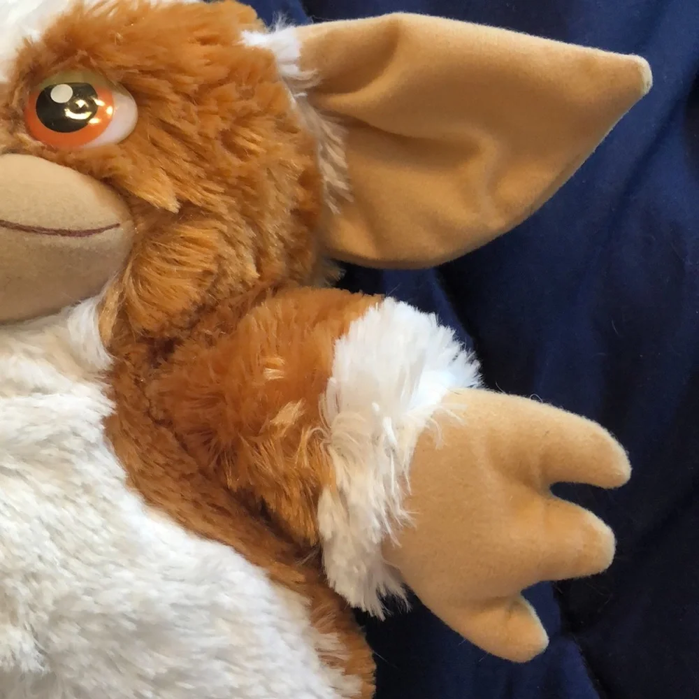 Plush Orange and White Stuffed Animal - Soft Cozy Toy